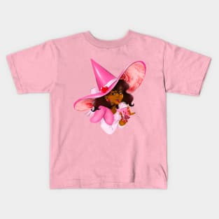 Valentine Boba Witch Kids T-Shirt